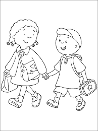 Por isso adorei o desenho the berenstain bears no episódio go to school. Desenho De Volta As Aulas Caillou Para Colorir Tudodesenhos