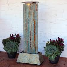 Natural Stone Floor Water Fountain With Light In 2020 Water Fountain Water Fountains Outdoor Outdoor Flooring
