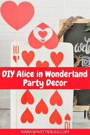 A few more a alice themed banners fetauring alice and the white rabbit with plenty of time. Kara S Party Ideas Diy Alice In Wonderland Party Decor Kara S Party Ideas
