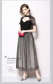Splice Lace Dress European Style Formal Dress Yw45081 Yaaku Com European Dress European Fashion Lace Dress