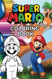 Super mario coloring pages for children and adults you will be very happy if you paint these pictures colorful and entertaining. Super Mario Coloring Book For Kids New Super Mario Nintendo 48 Coloring Page Walker Benjamin 9798553907044 Amazon Com Books