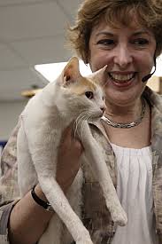 Iris Tanner with Champion Cat