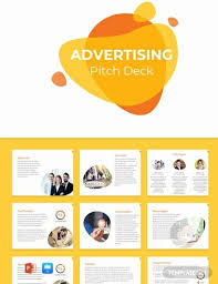 Instantly Download Free Advertising Pitch Deck Template Sample Example In Microsoft Powerpoint Ppt Apple Keynote Format Avai In 2020 Free Advertising Pitch Deck