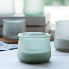 Sea Glass Painted Pots Oui By Yoplait Recipe Crafts With Glass Jars Diy Jar Crafts Glass Crafts