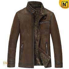 Men S Classic Fur Lined Leather Jacket Cw833356 Cwmalls Jackets Men Fashion Leather Jacket Leather Jacket Men