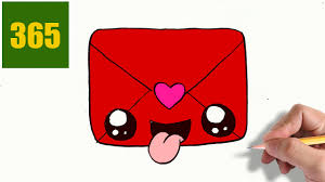 Dessin de licorne facile : Comment Dessiner Lettre Valentine Kawaii Etape Par Etape Dessins Kawaii Facile Youtube