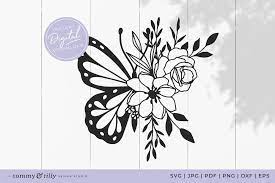 Welcome to the rainbow world! Butterfly Svg Cut File For Cricut And Silhouette 1249079 Illustrations Design Bundles