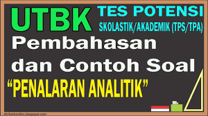 Contoh soal penalaran analitis cpns. Soal Pembahasan Tes Potensi Skolastik Tps Akademik Tpa Penalaran Analitik Utbk Sbmptn Youtube