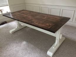 A few tips i learned from ana white as they redesigned their round table plans is: Ana White Double Pedestal Farmhouse Table Diy Projects Farmhouse Dining Table Pedestal Dining Table Build A Farmhouse Table