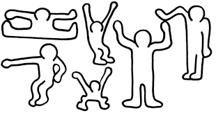 Coloriage Keith Haring 3 Jpg 1825 959 Keith Haring Art Haring Art Keith Haring