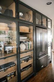 Contemporary kitchen cabinetry st louis homes lifestyles. Vintage Industrial Kitchen Cabinets With Wooden Pull Out Drawers Country Kitchen