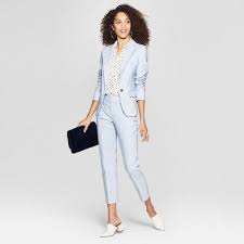 Women S Fashion Blazer A New Day Light Blue 14 Blue Blazer Women Blazer Fashion Womens Fashion Blazer