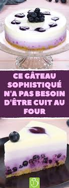 Delicieux Gateau Au Fromage Frais Et Aux Myrtilles Recette Myrtilles Cheesecake Gateau Yaourt San Gateau Sucre Recettes De Bleuets Desserts Sans Cuisson