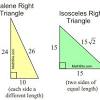 In a right triangle, one angle is 90 but other two angles are complementary angles and sum of them is also a right triangle. 1