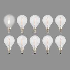 2 Watt 25 Watt Equivalent G16 5 Led Dimmable Light Bulb Warm White E12 Candelabra Base Reviews Joss Main
