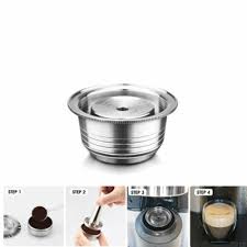 Check spelling or type a new query. Stainless Steel Refillable For Nespresso Vertuo Coffee Pods Capsules 230ml Buy At A Low Prices On Joom E Commerce Platform