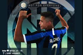 Alexis sanchez wrote himself into arsenal folklore as one of the best forwards to have ever played for the club, scoring 80 goals in 166 appearances. Dipinjamkan Ke Inter Milan Alexis Sanchez Kembali Pakai Nomor Tujuh Bolasport Com
