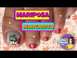 Ver más ideas sobre diseños de uñas pies, uñas pies decoracion, uñas de pies sencillas. Diseno De Unas Para Pies Flor Principiantes Muy Facil Flowers Nail Youtube
