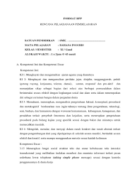 Rpp bahasa inggris sma kurikulum 2013 terbaru. Rpp Bahasa Inggris Kd 3 15