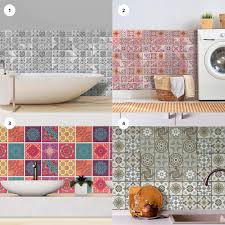 Painted shower tile diy bathroom painting shower diy shower diy tile painting tile bath tiles bathroom tile diy painting bathroom tiles. 24 Pcs Ross Black And White Wall Tile Stickers Peel And Stick Backsplash Self Adhesive Decals