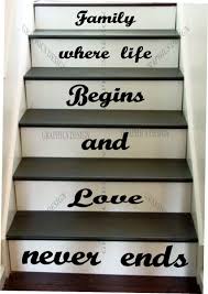Every journey stairs quote decal sticker wall vinyl art home family. Stairs Quote Family Life Love Decorative Vinyl Wall Sticker Art Decal Graphic Ebay