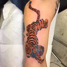 Maybe you would like to learn more about one of these? Kline Family Ink On Twitter Fun Traditional Tiger Tattoos Tiger