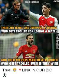 Select game and watch free liverpool live streaming on mobile or desktop! Azr Troll Football Ictor There Are Teams Like Liverpool Who Gets Trolled For Losing A Match Adidas Chevrolet And Then Tere Is Manchester United Who Gets Trolled Even If They Win True