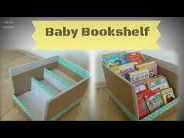 Diy Baby Bookshelf From Cardboard Youtube In 2020 Bookshelves Diy Baby Bookshelf Bookcase Diy