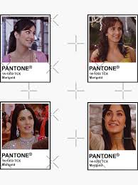 Pantone Katrina Kaif (Ajab Prem Ki Ghazab Kahani)" Sticker for Sale by  •°¤*☆*¤°Bollywood °¤*☆*¤°• | Redbubble