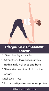 How To Do Triangle Pose And Benefits Yoga Information Learn Yoga Yoga Poses Advanced
