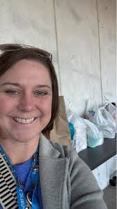 Kelly Schofield, Director of Elementary Teaching and Learning sharing her  thanks to all Des Moines educators. #ThankATeacher