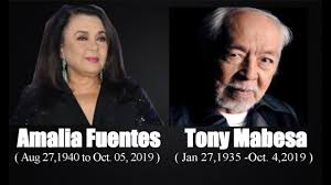 She was 79 years old. Rip Amalia Fuentes And Tony Mabesa Funeral Youtube