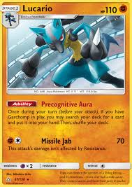If the foe only has 2 pokemon on the field, this attack will. Lucario Ultra Prism Pokemon Card Review Cotd Pojo Com