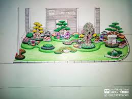 Seperti halnya gambar yang saya tampilal diatas, kebanyakan desain taman dalam rumah adalah sebuah. 50 Gambar Sketsa Taman Terlengkap Koleksi Gambar Sketsa Terlengkap