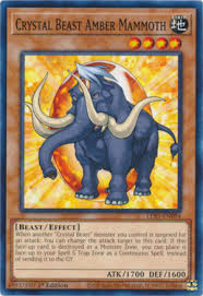 51% of 40014 decks +35% synergy. Card Errata Crystal Beast Amber Mammoth Yugipedia Yu Gi Oh Wiki