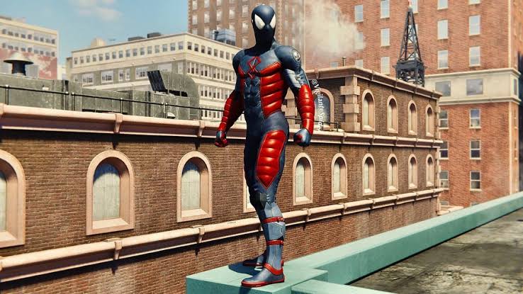Electrically Insulated Suit (Spider Man Ps4) Minecraft Skin