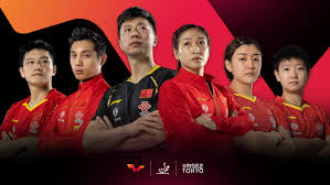 A table tennis table is 9 feet long, 5 feet wide and 2 feet 6 inches high, according to the international table tennis federation. Olympic Games 2020 China Unveils Olympic Table Tennis Team For Tokyo