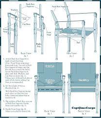 The state of new jersey commissioned the living history shop, in cooperation with the smithsonian and mt. Campaign Chair Plans Campaign Furniture Campaign Furniture Plans Nomadic Furniture