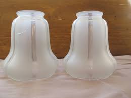 Flower Shaped Glass Light Shade Pair Tulip Lamp Shade Etsy Glass Light Shades Light Shades Glass Lighting