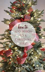 Tips And Tricks For Beautiful Christmas Tree Ribbon Video Christmas Tree Decorations Ribbon Ribbon On Christmas Tree Diy Christmas Tree