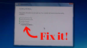 How To Fix Windows 7 Stuck At Completing Installation Youtube