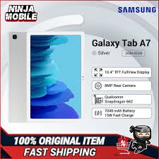 Samsung galaxy tab a7 2020 tablet features a 10.4 inches (26.42 cm) touchscreen for your daily needs and runs android v10 (q) operating system to quickly open apps and games. Samsung Galaxy Tab A7 10 4 2020 T500 Wifi 3gb 32gb Original Samsung Malaysia Set Shopee Malaysia