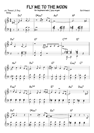 Fly Me To The Moon Sheet Music For Piano Download Free In Pdf Or Midi In 2020 Piano Sheet Music Letters Jazz Sheet Music Piano Sheet Music