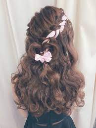 奥村 祐亮さんのヘアカタログ ヘアアレンジ 簡単アレンジ ハーフアップ 2016 08 24 18 19 hair リボンヘアアレンジ リボン ヘアスタイル 簡単 ヘアアレンジ