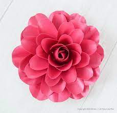 Camellia Paper Rose Template Paper Flower Template Paper Rose Template Flower Template