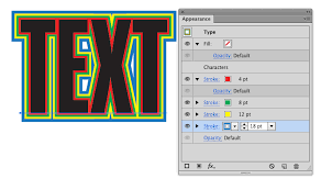 Check spelling or type a new query. How To Add Multiple Strokes Aligned Outside To A Type Layer In Illustrator Cs6 Graphic Design Stack Exchange