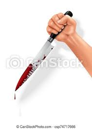 However, only half of those actually have the condition under control. Bloody Knife Realistic Image Hand Holding Bloody Butchers Knife For Cutting Meat Stainless Steel Black Handle Closeup Canstock