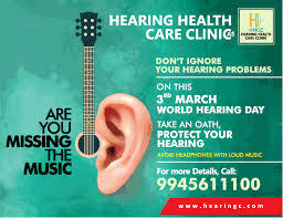 Many music artists had to push back their tours, cancel music festivals (remember coachella and sunburn?!) due to the current situation. Hearing Health Care Clinic World Hearing Day Ad Advert Gallery