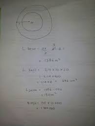 Pak Hadi Akan Membuat Taman Berbentuk Lingkaran Dengan Jari Jari 20 M Di Sepanjang Tepi Taman Brainly Co Id