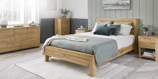 Gwf 2 drawer bedside bedroom lancaster, grey oak top h51 x w45 x d45 cm. Romsey Range Stylish Solid Oak Furniture Oak Furnitureland